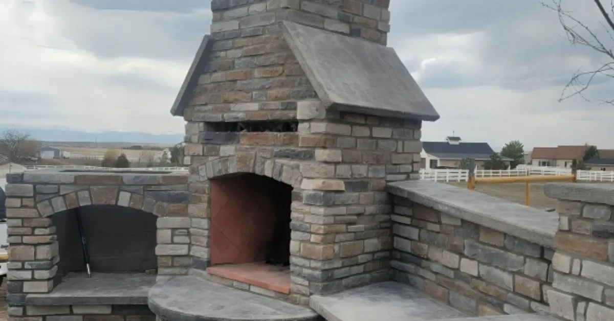 outdoor fireplace builder