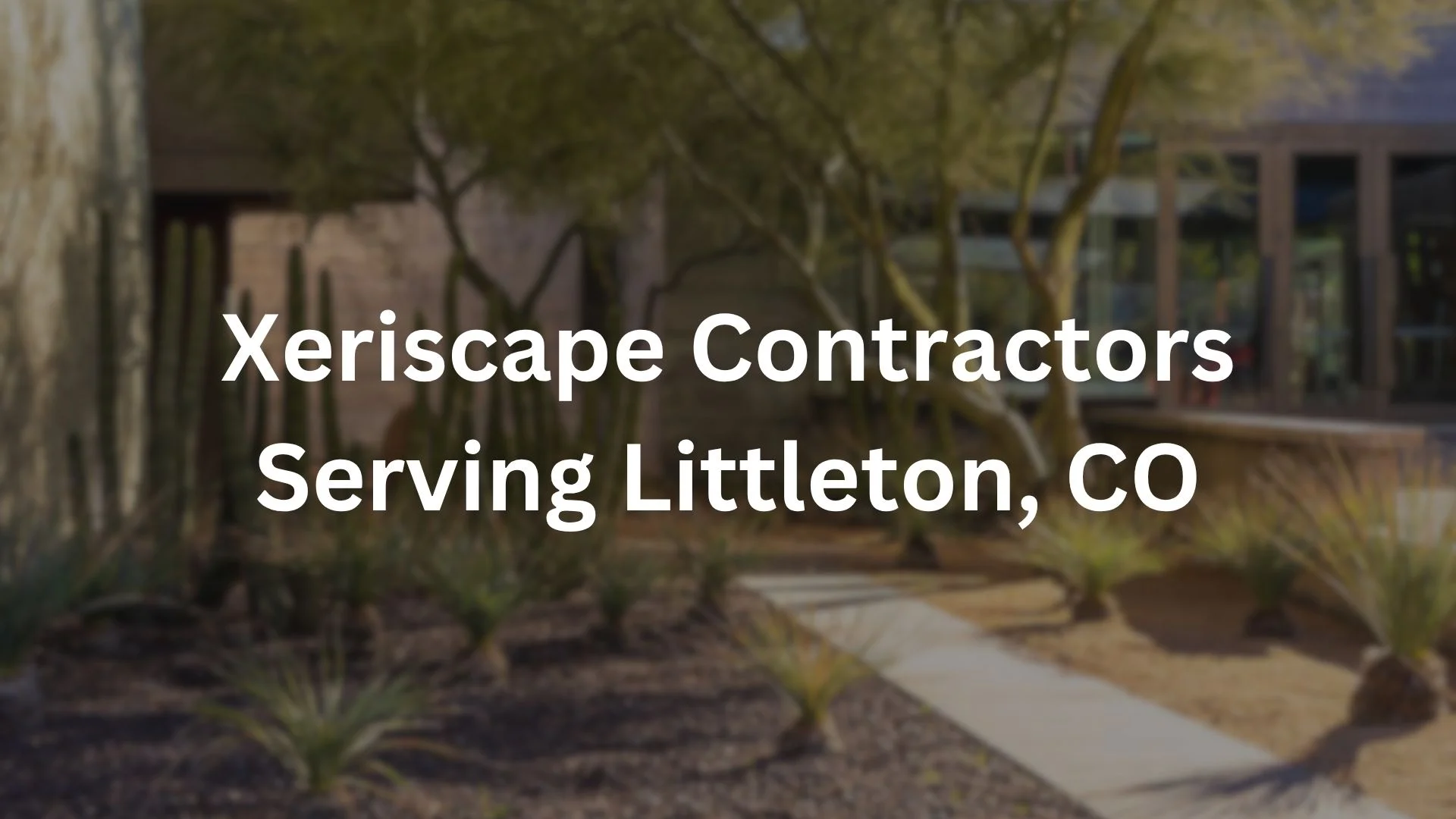 Xeriscape Contractors Serving Littleton, CO