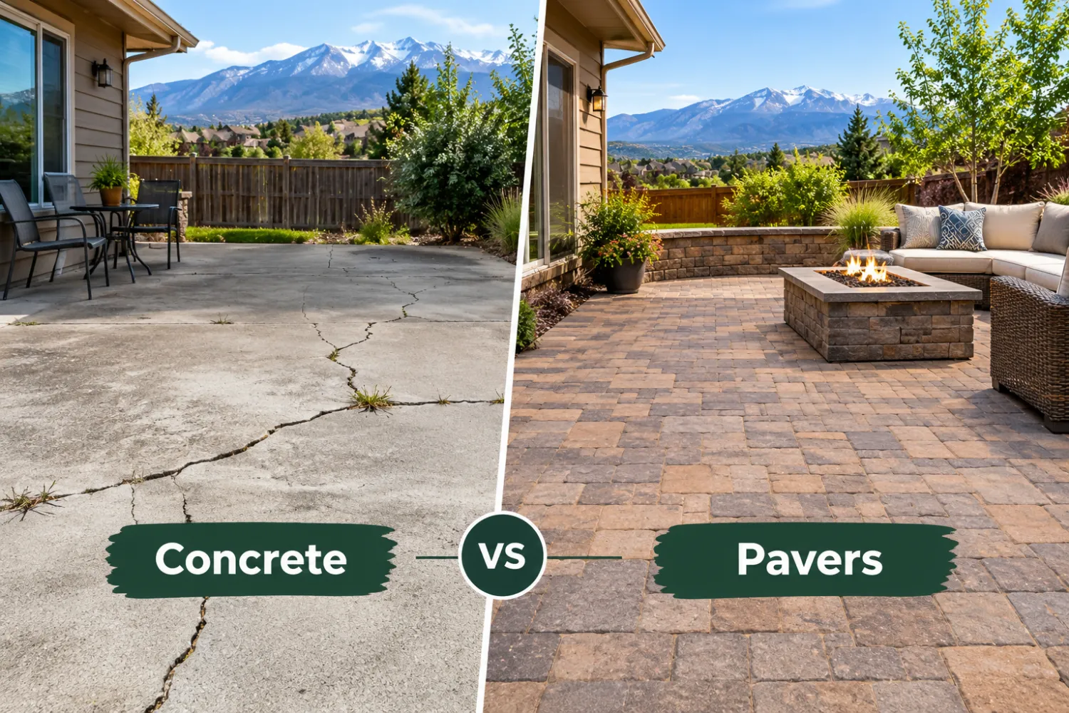 Pavers vs Concrete Patio in Colorado: Which Is Better?
