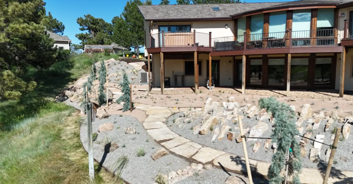 Build a Paver Walkway and Patio Together